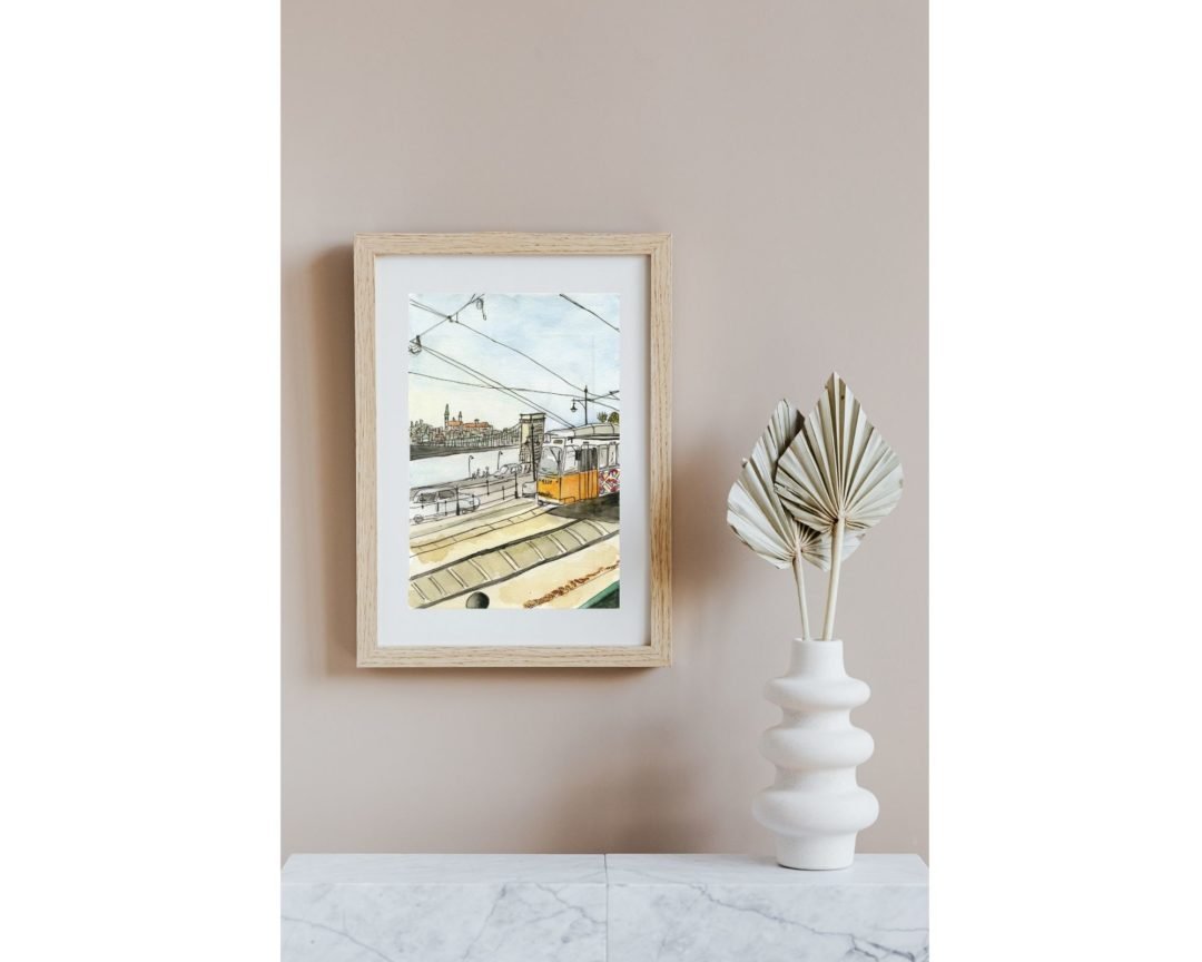 aquarelle-budapest-cadre
