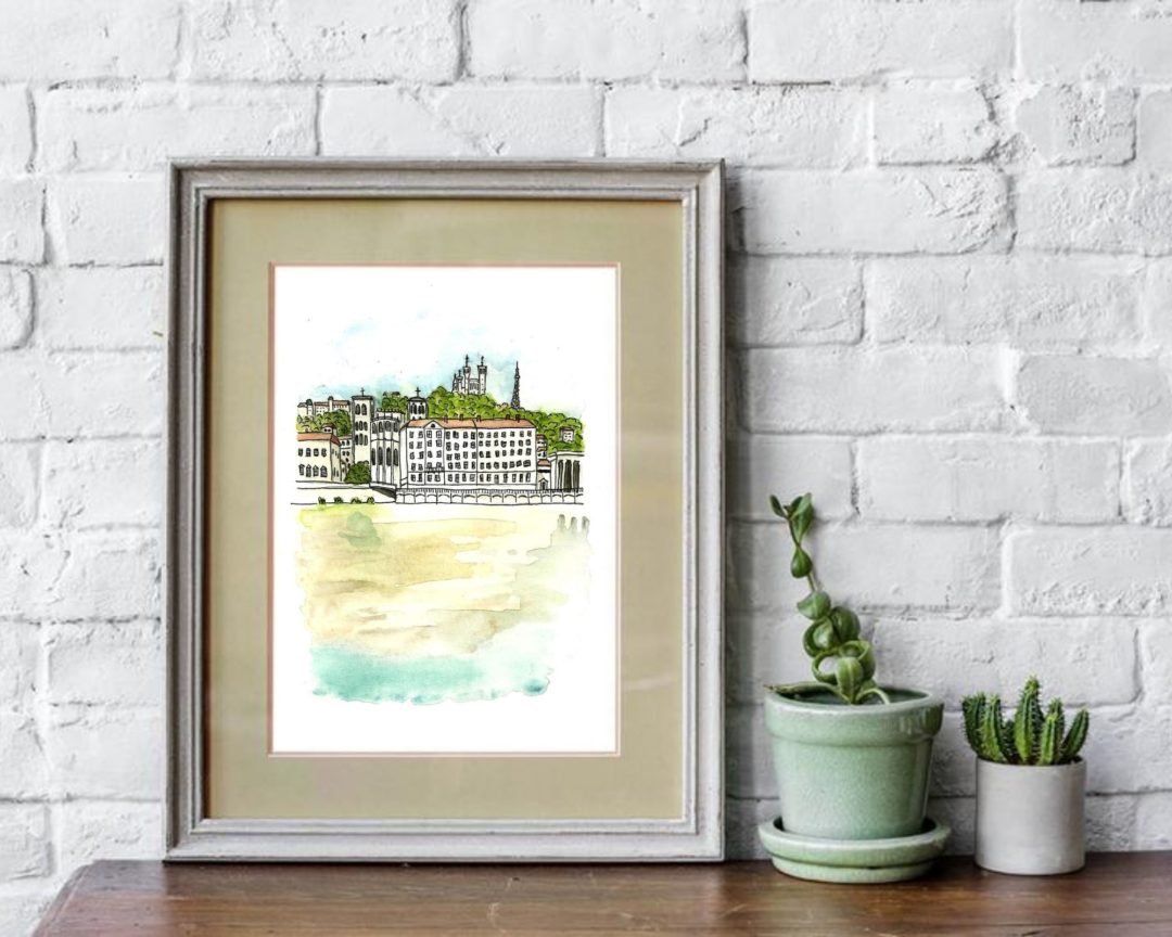 affiche-fourviere-aquarelle